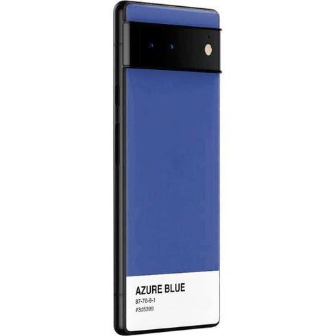 Azure Blue Google Pixel 6 Skin